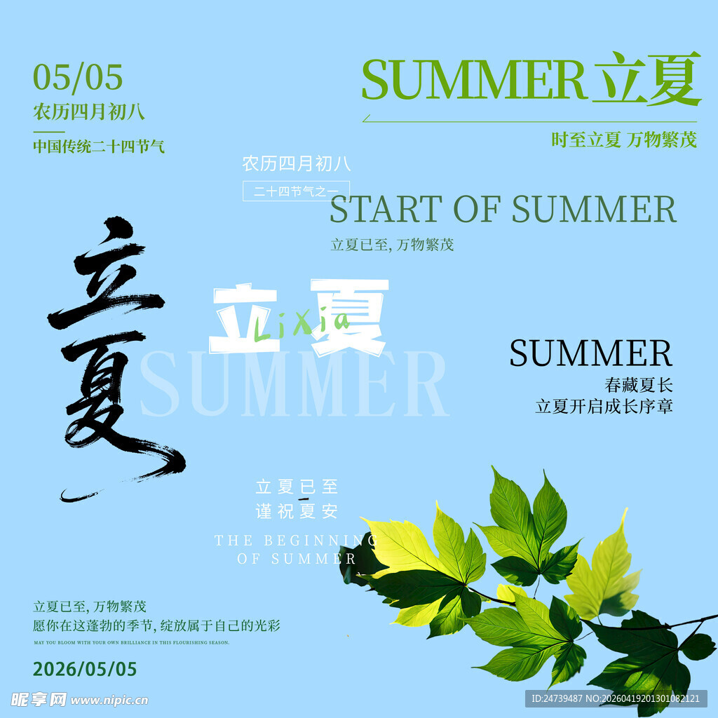 立夏素材