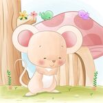 可爱小老鼠的森林奇遇