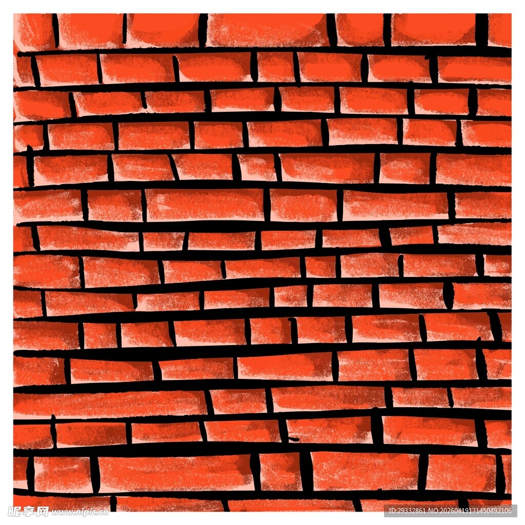 红砖纹理背景