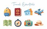 旅行元素图标
