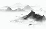 水墨山水背景