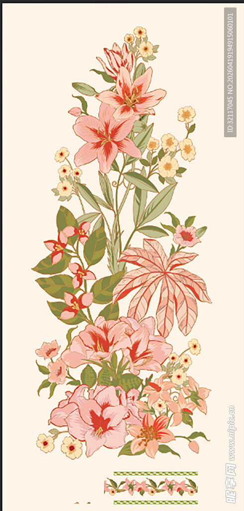 复古风花卉图案设计