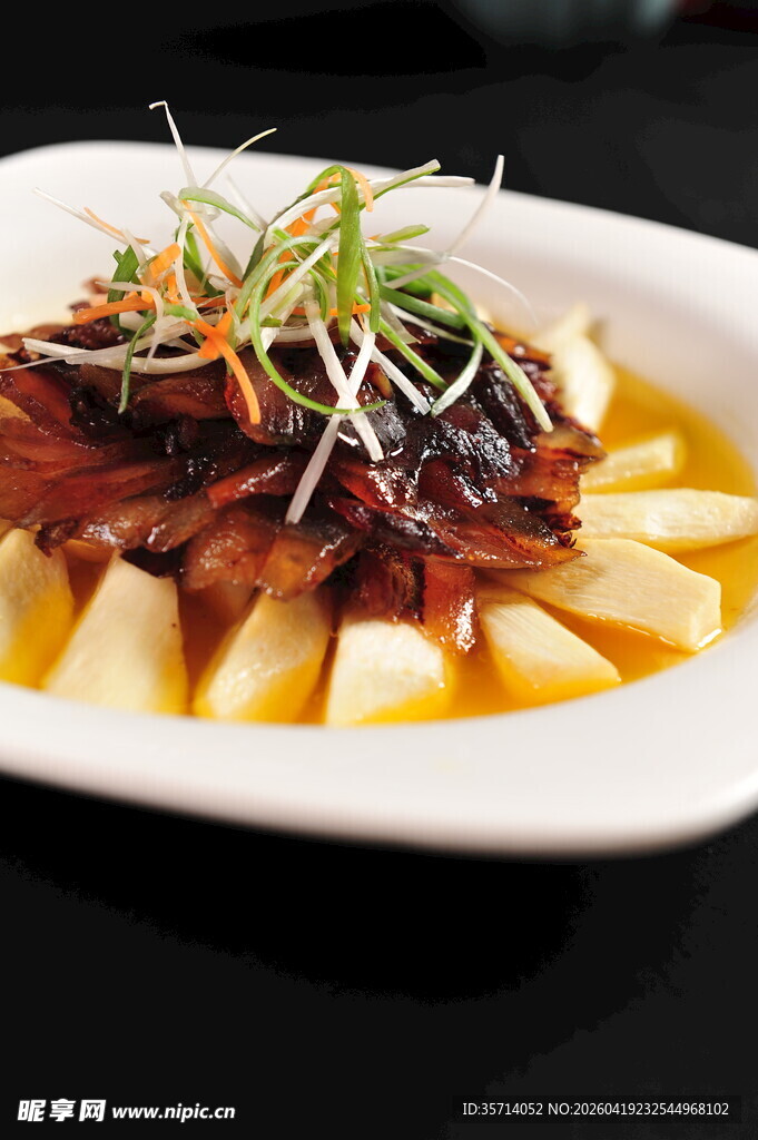 山药蒸腊肉
