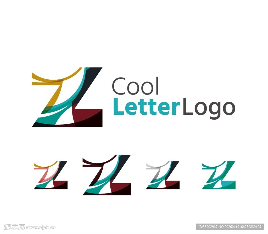 酷炫字母Z标志设计