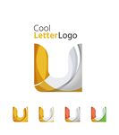 创意字母U标志设计