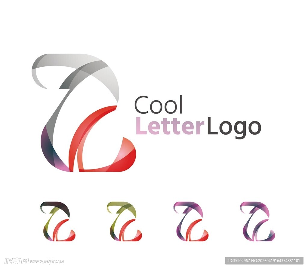 酷炫字母标志设计展示