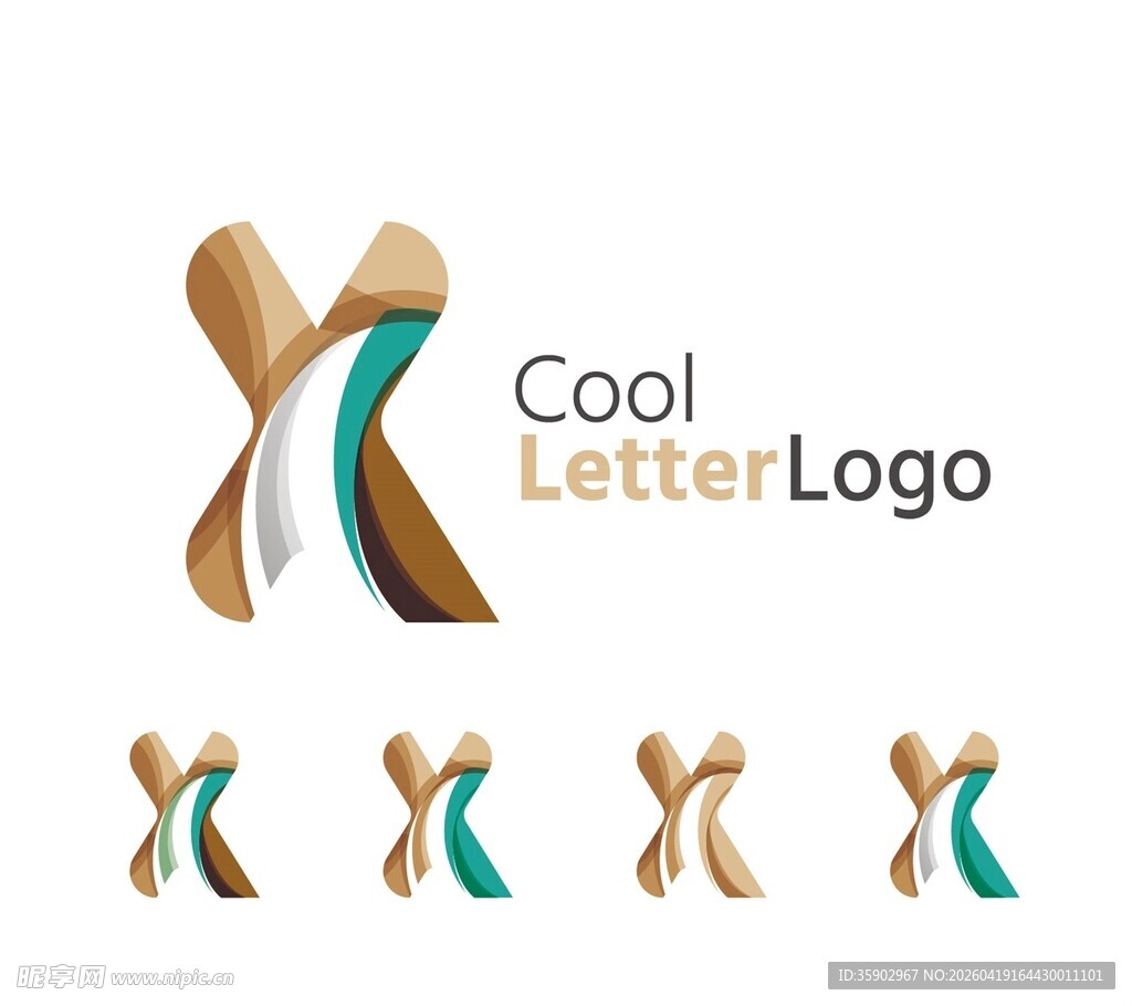 酷炫字母标志设计
