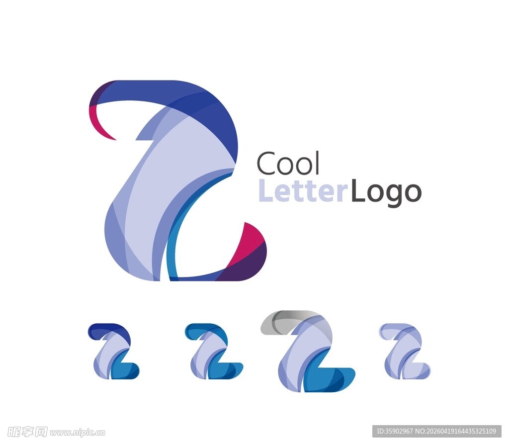 酷炫字母Z标志设计