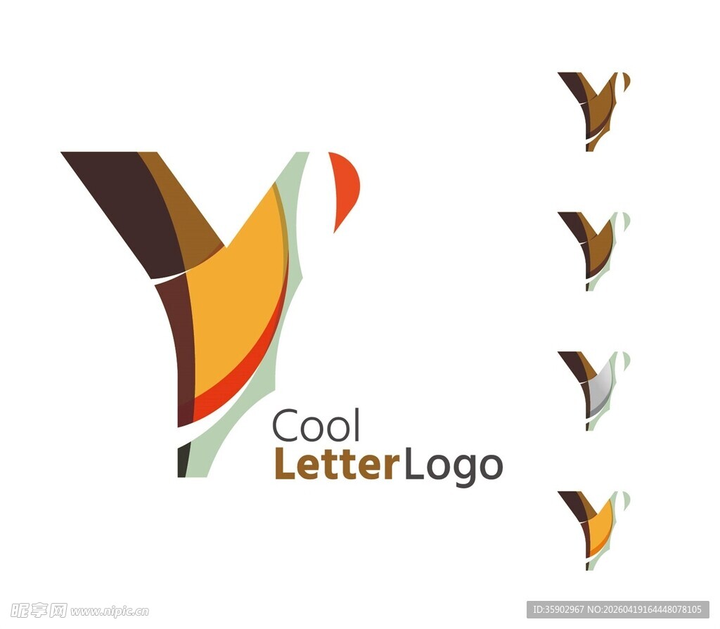 酷炫字母标志设计