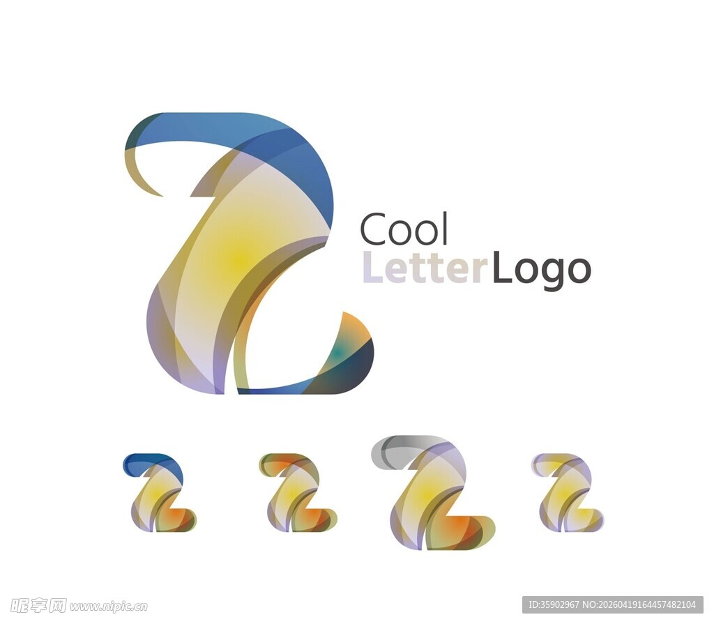 酷炫字母Z标志设计