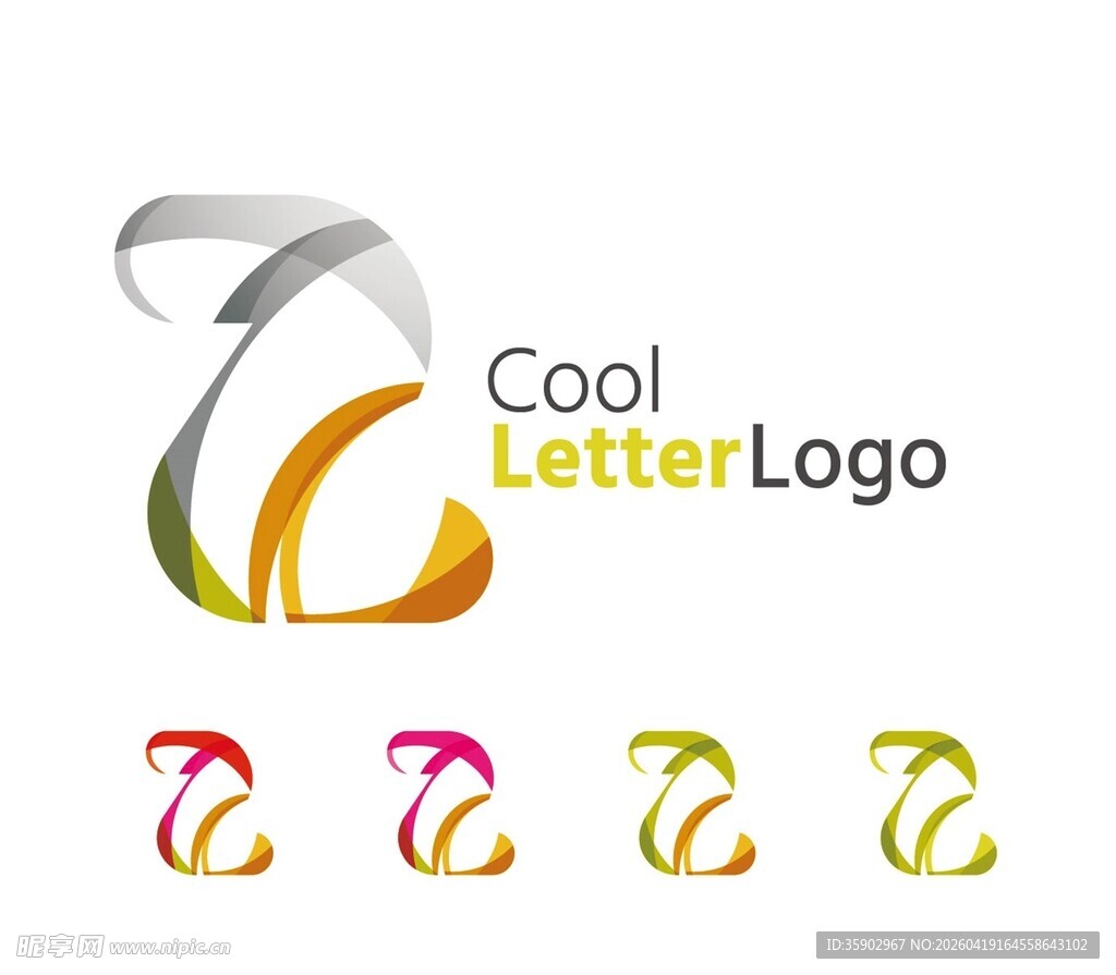 酷炫字母标志设计示例