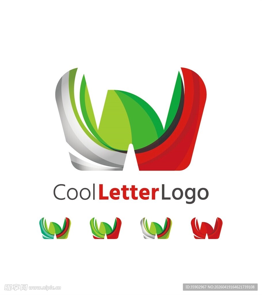 酷炫字母标志设计