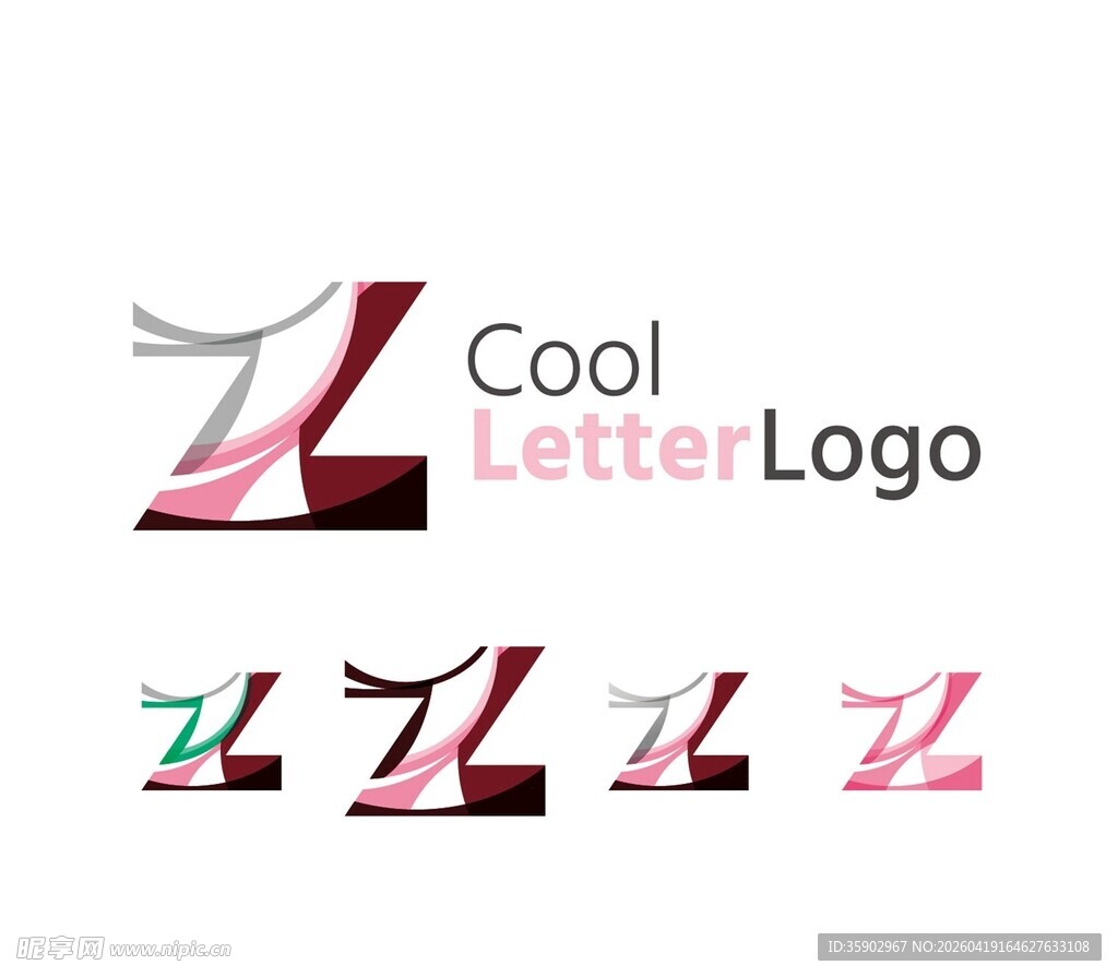 酷炫字母Z标志设计
