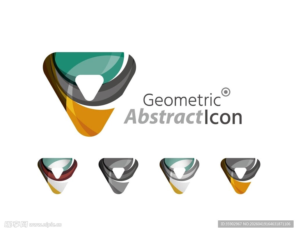 几何抽象图标设计