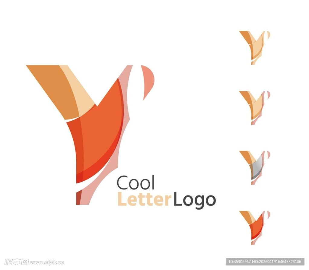 创意字母Y标志设计