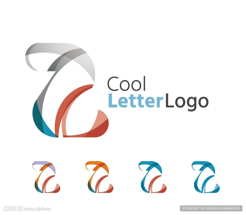 酷炫字母标志设计示例