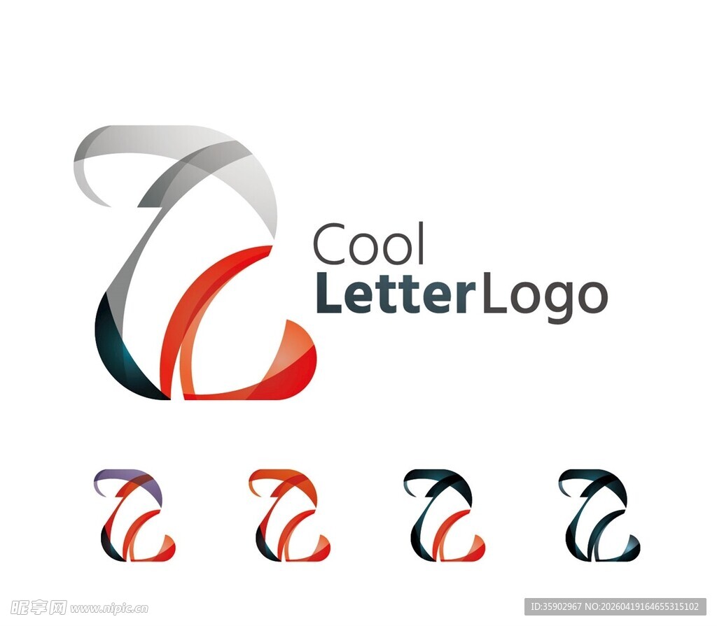 酷炫字母标志设计
