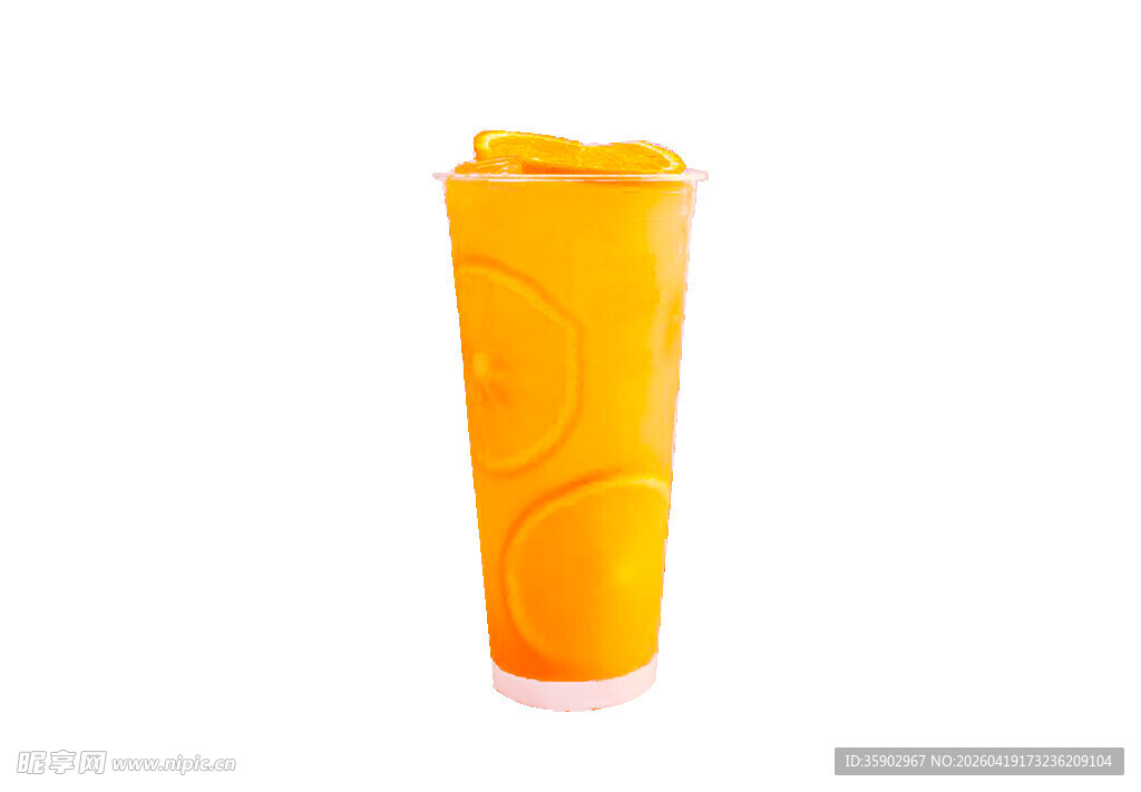 鲜橙果茶