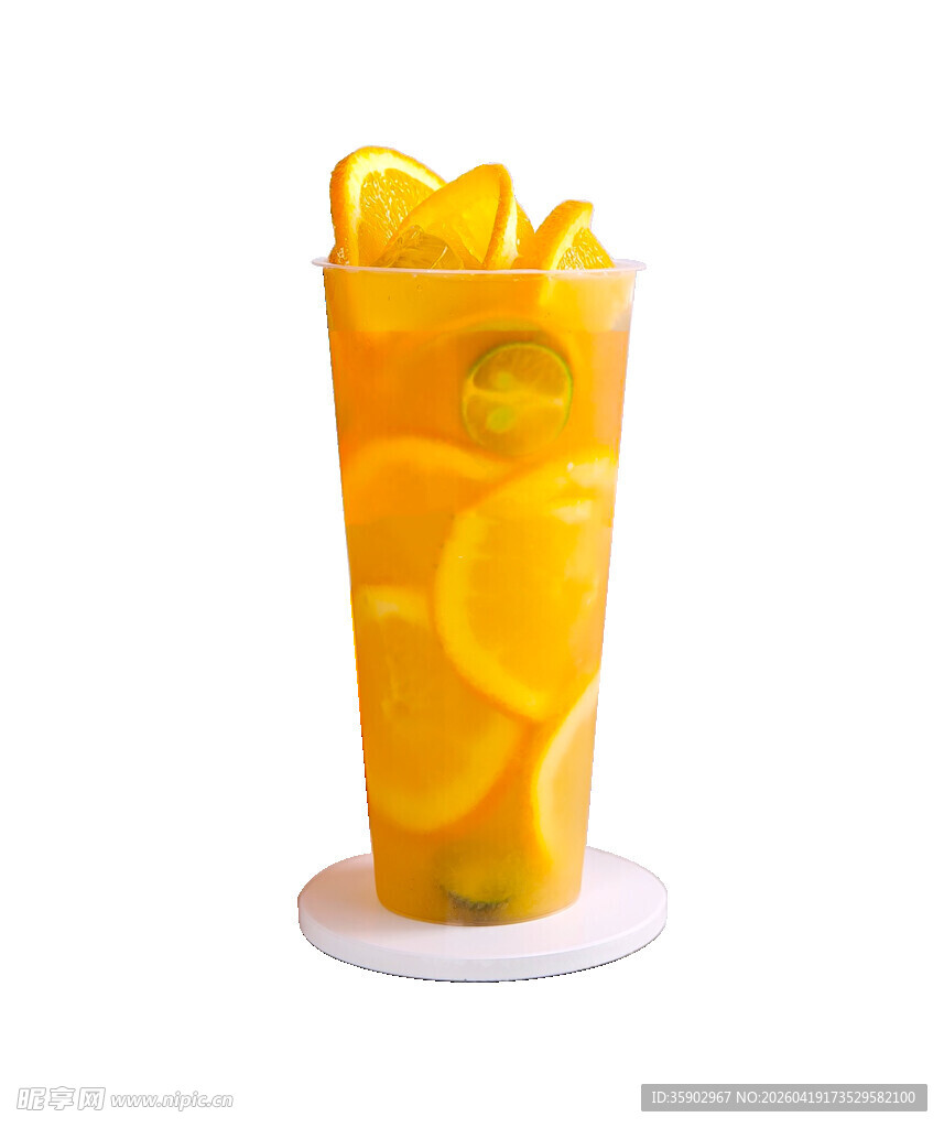 鲜橙果茶