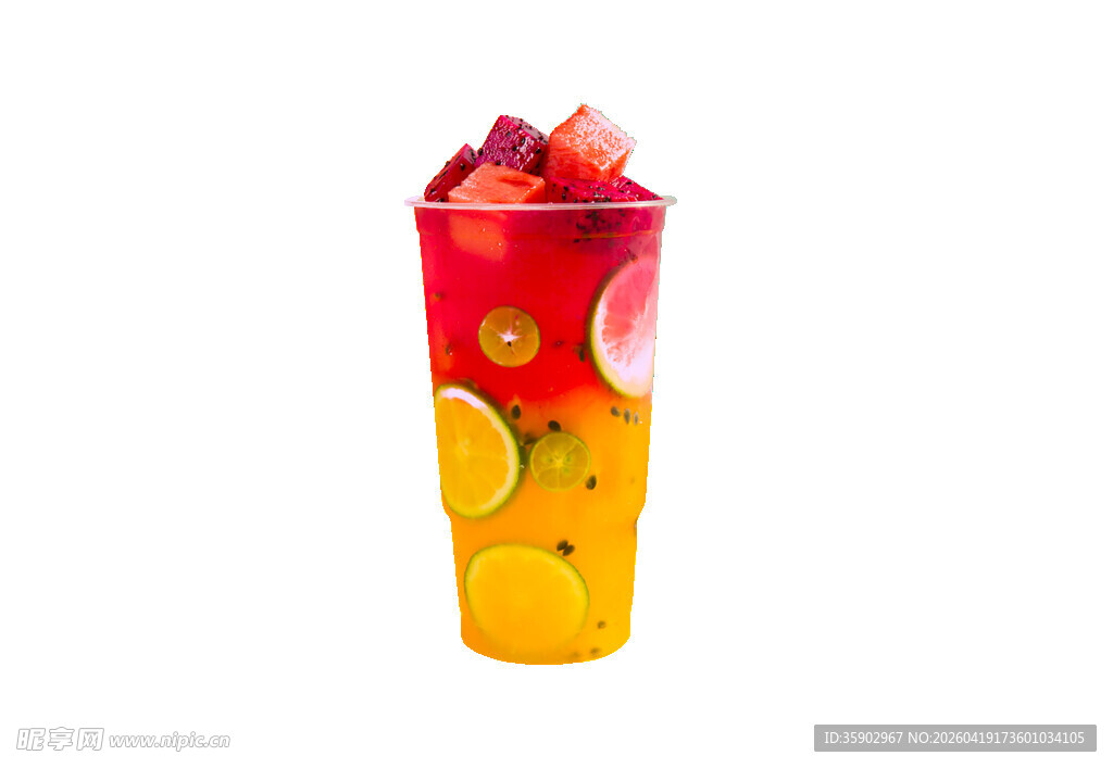缤纷水果茶