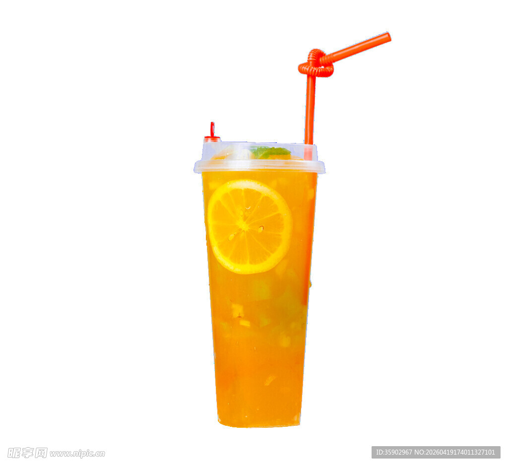 柠檬柚子菠萝水果茶