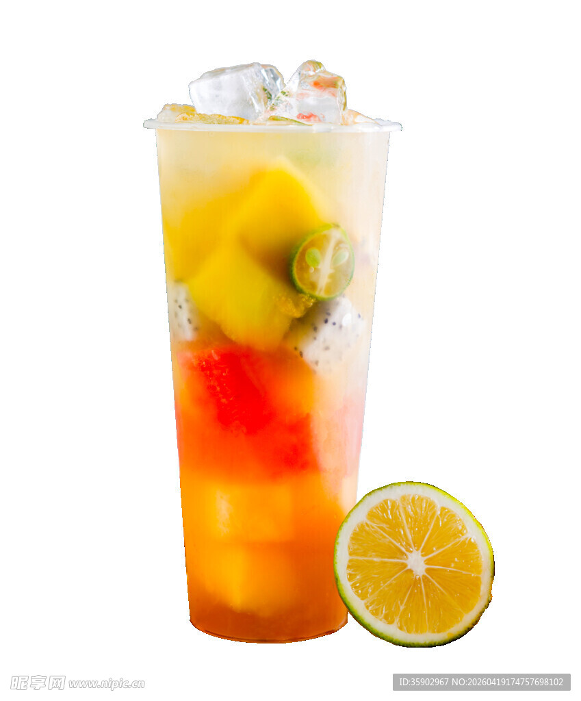 缤纷水果茶