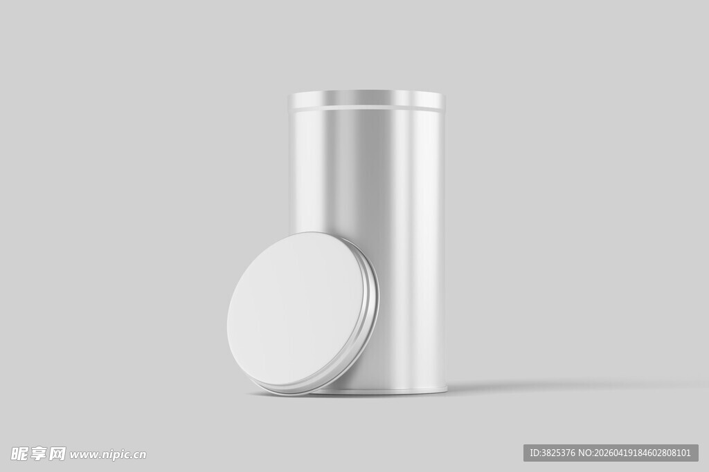 铝罐包装圆柱容器设计展示样机