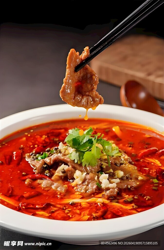 香辣诱人的牛肉红油面