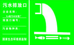 污水排放口示意图