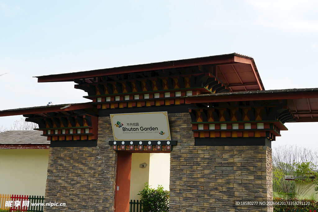 传统风格建筑大门