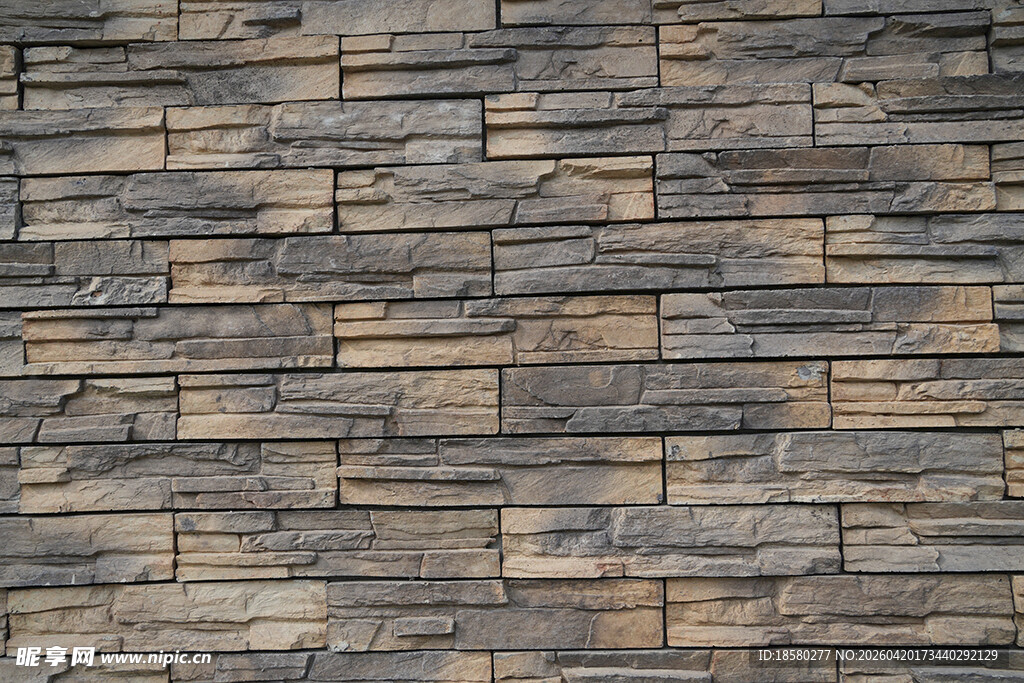 复古石砖墙纹理背景