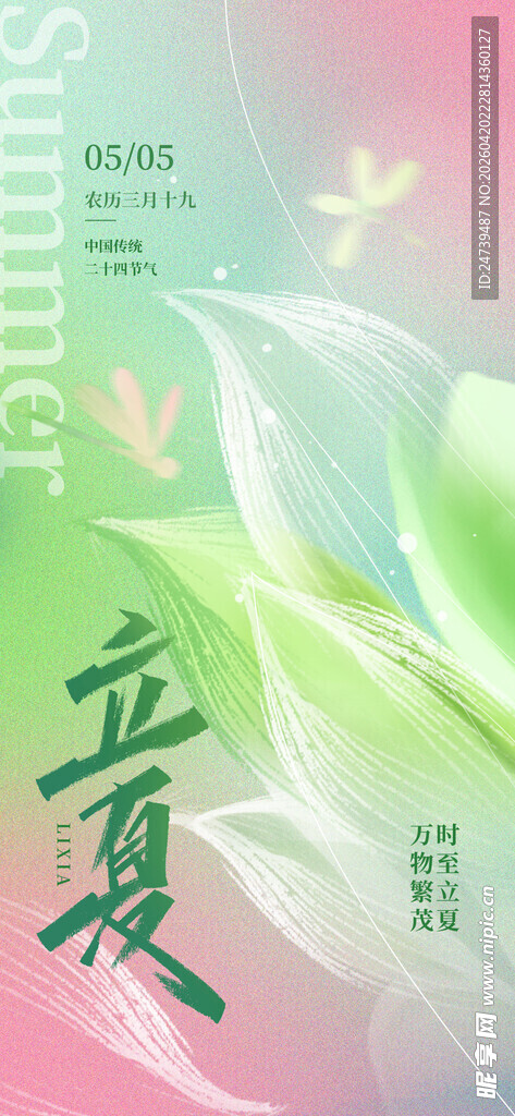立夏海报