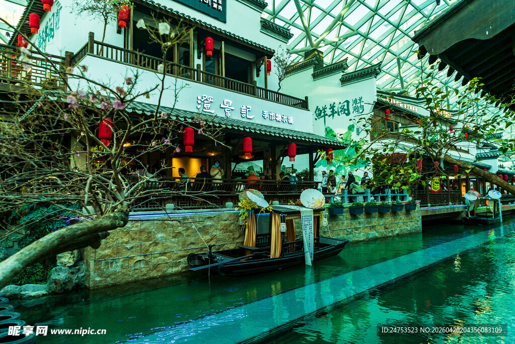 室内水乡风情景观
