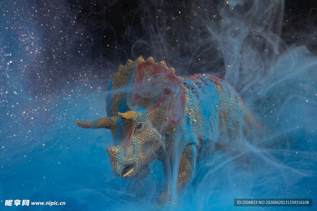 水中奇幻独角怪物