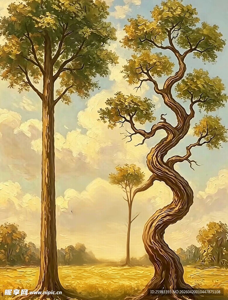 树木插画