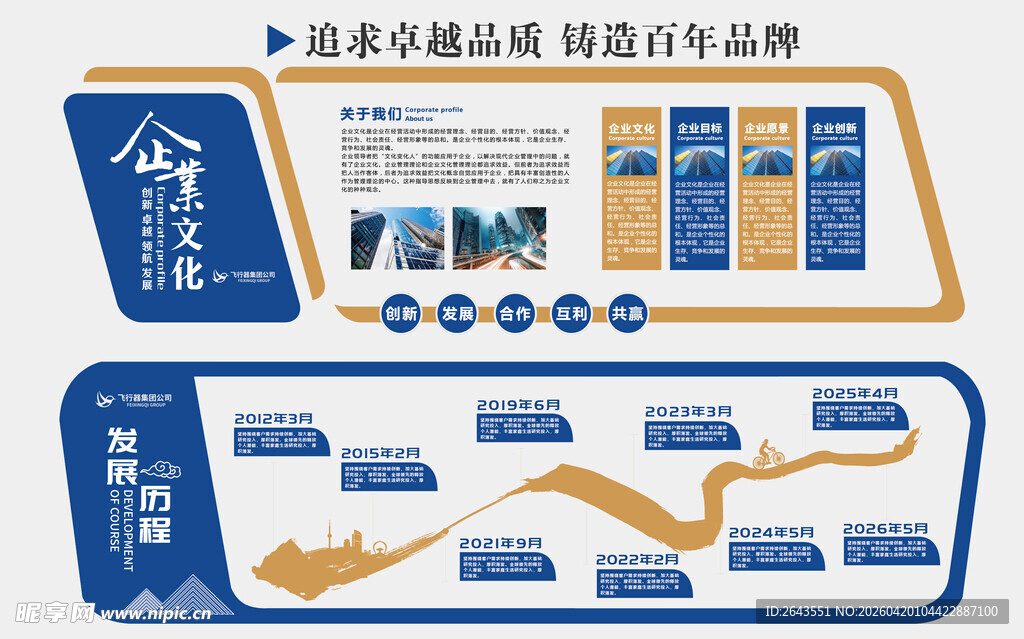 科技展厅历程大事记时间轴文化墙