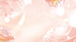 梦幻粉色花卉光斑医美周年背景图