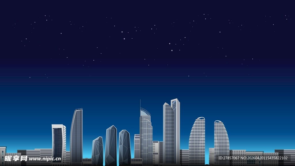 夜景城市背景