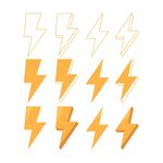 闪电图标合集
