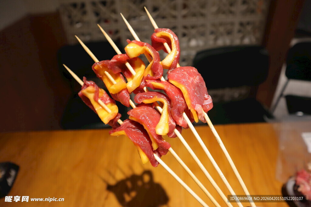  菠萝蜜牛肉串