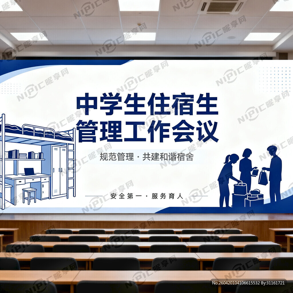 中学生住宿生管理工作会议背景