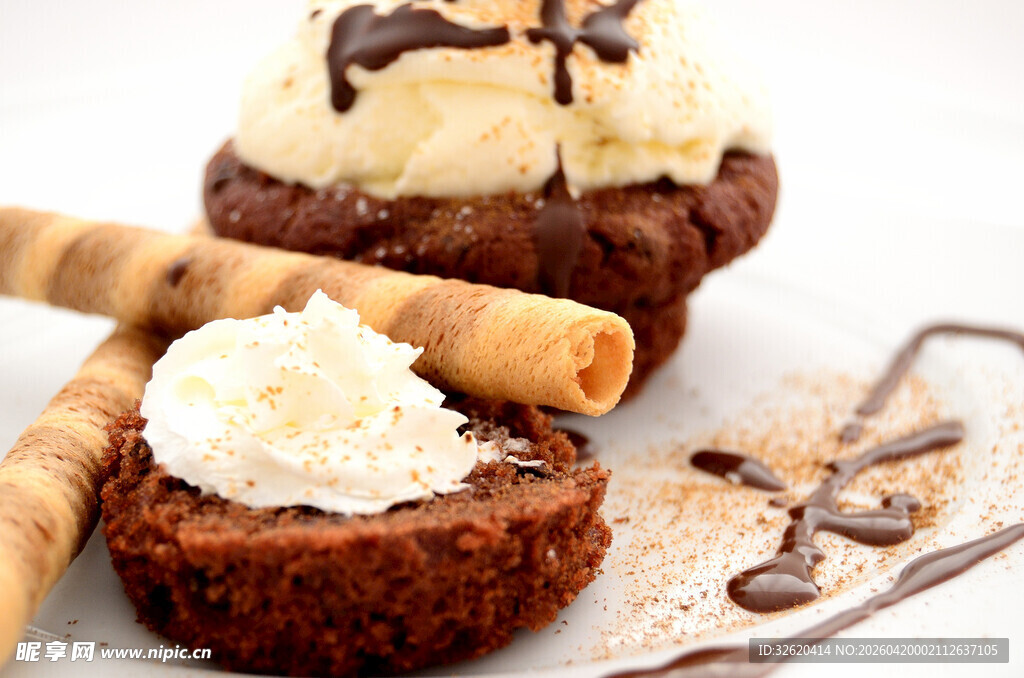 巧克力甜点组合