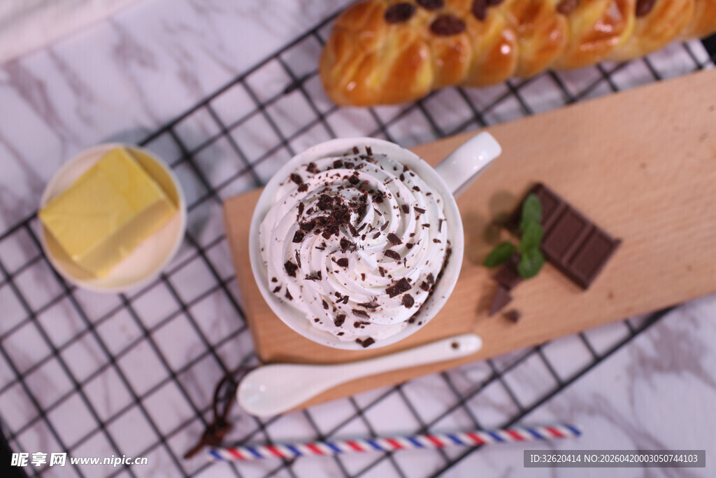 咖啡搭配点心美食