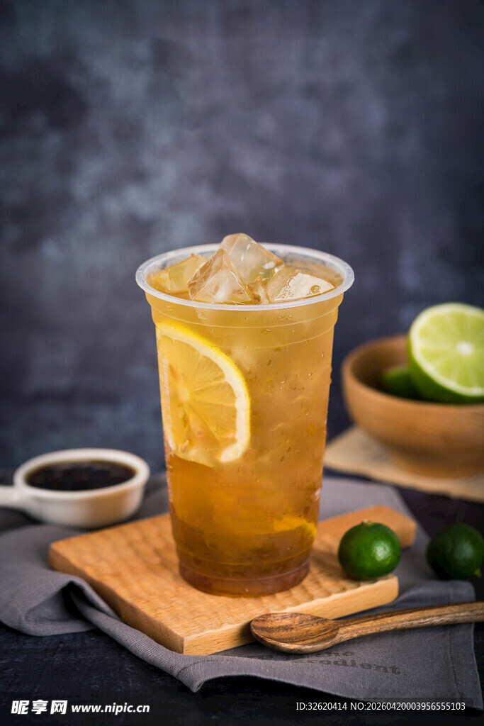 冰爽柠檬茶