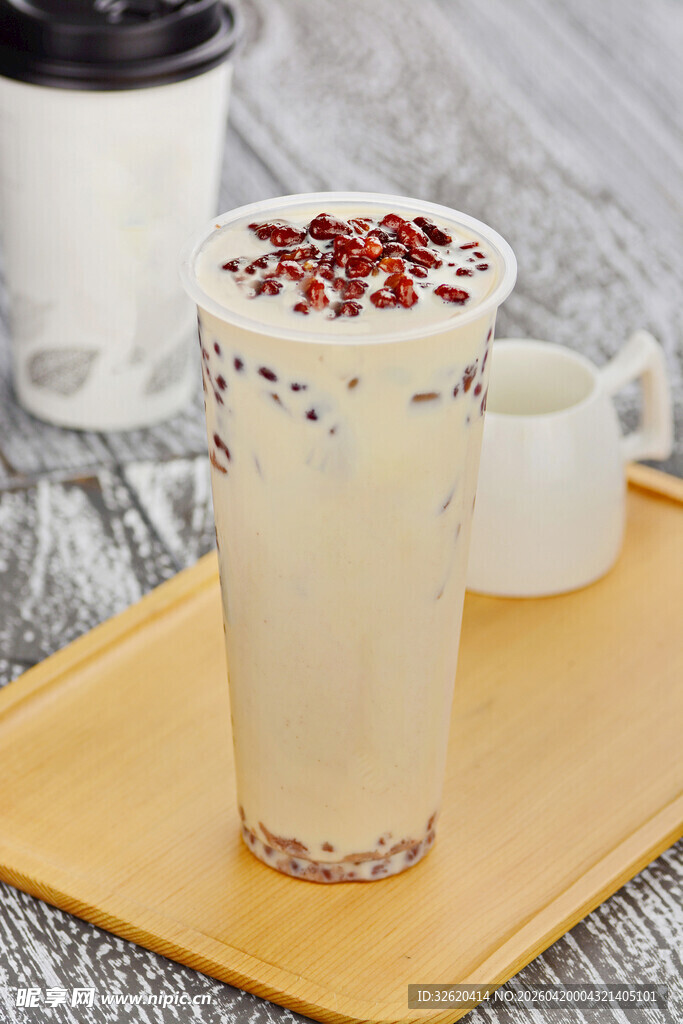 红豆奶茶