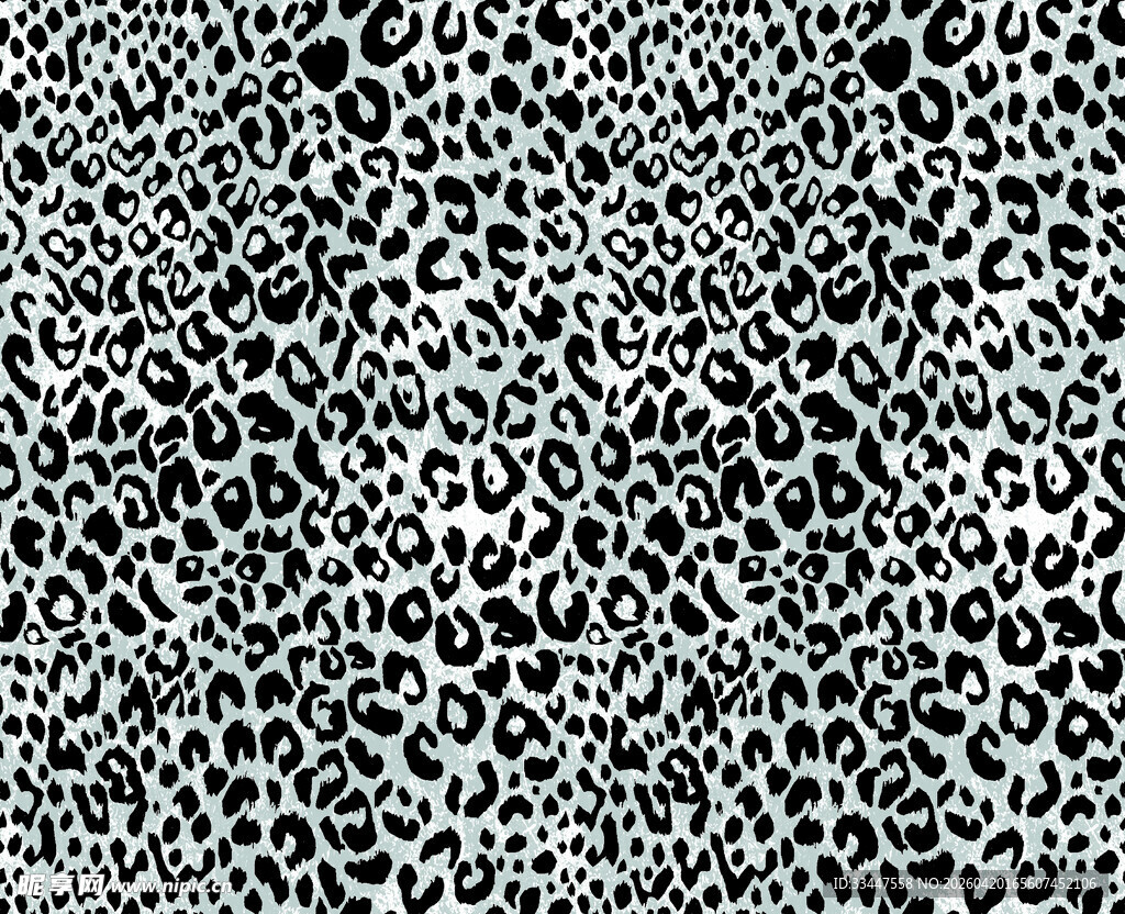 豹纹图案纹理背景