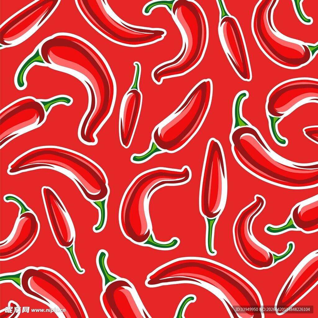 红辣椒背景