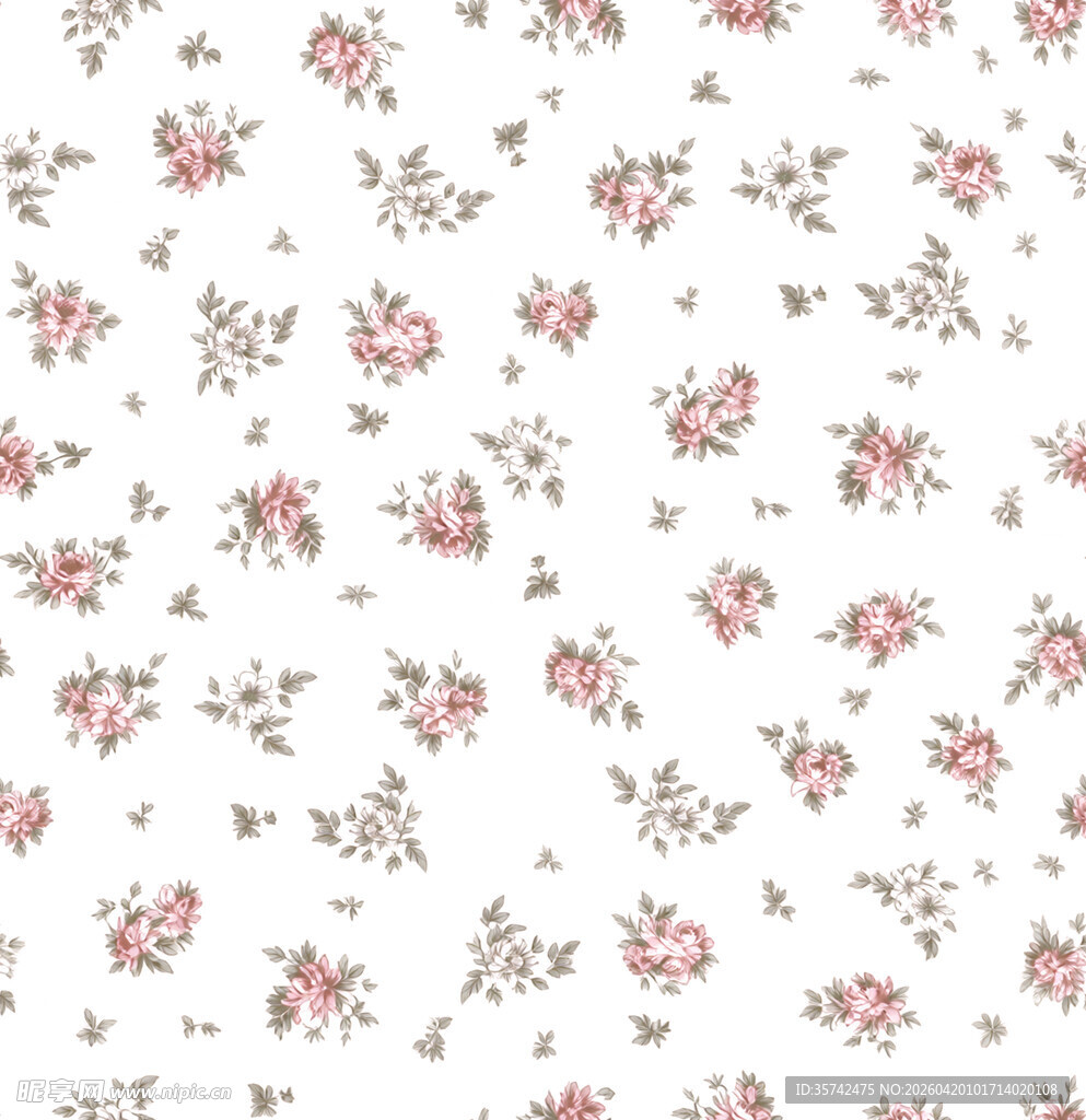 小碎花图案背景纹理素材