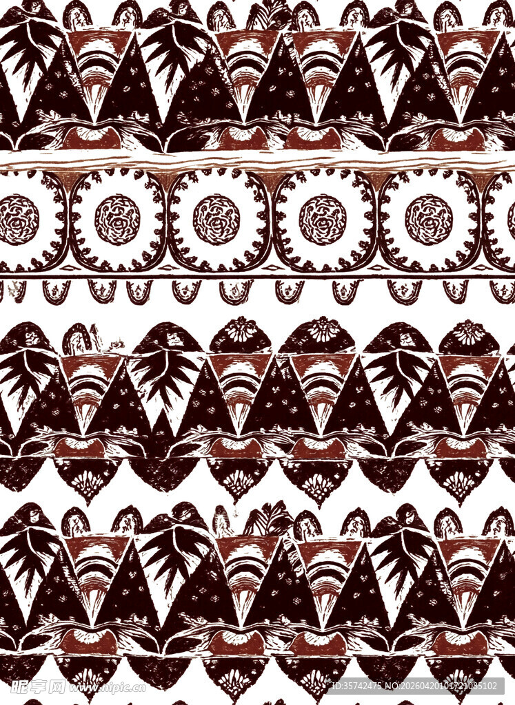 民族风几何图案装饰元素