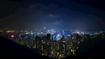 香港璀璨夜景俯瞰